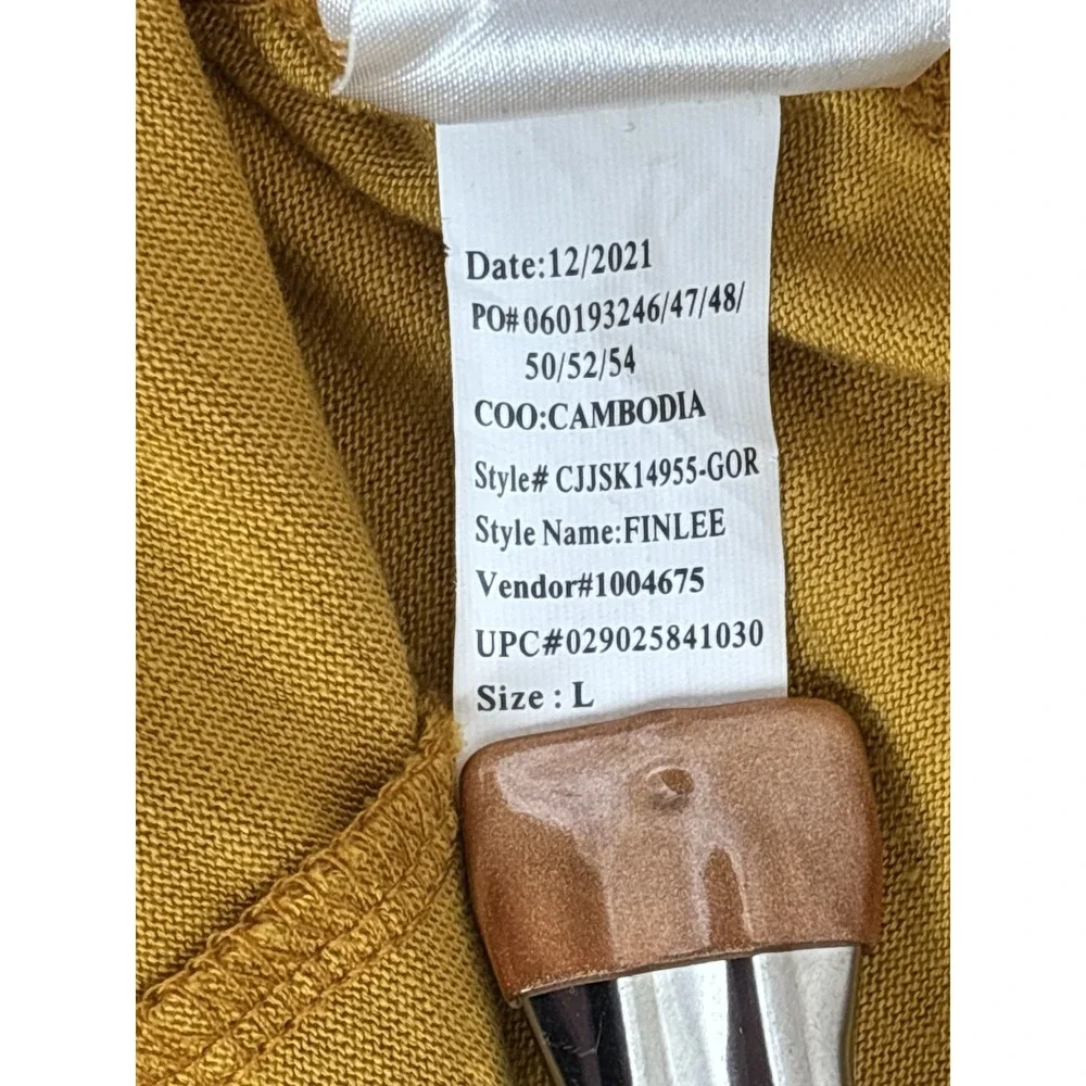 Jessica Simpson Finlee T-Shirt Dress Size Large Lot of 2 Black & Mustard Yellow - Picture 9 of 9